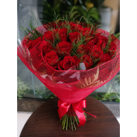 Buquê 36 Rosas Vermelhas 