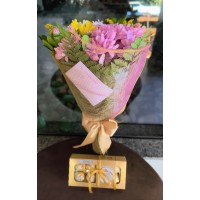 Mini Buquê Flores do Campo e Bombons Ferrero