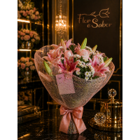 Buquê Lírios e Rosas 