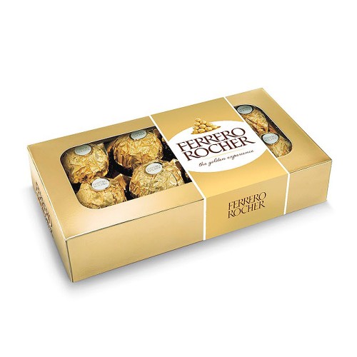 Bombom Ferrero Rocher 100g com 8 unidades